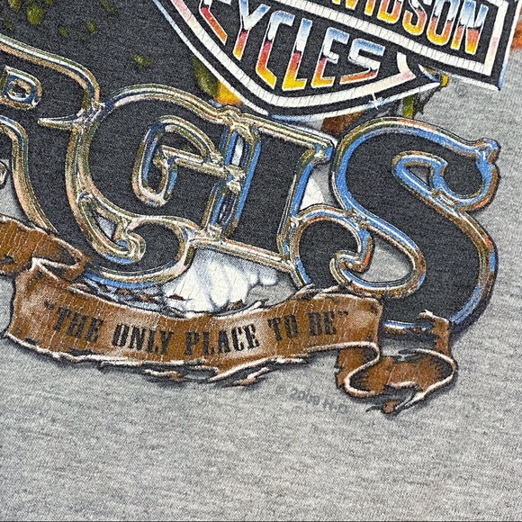 Harley Davidson T Shirt Sturgis 2009 Stutsman - Picture 4 of 7